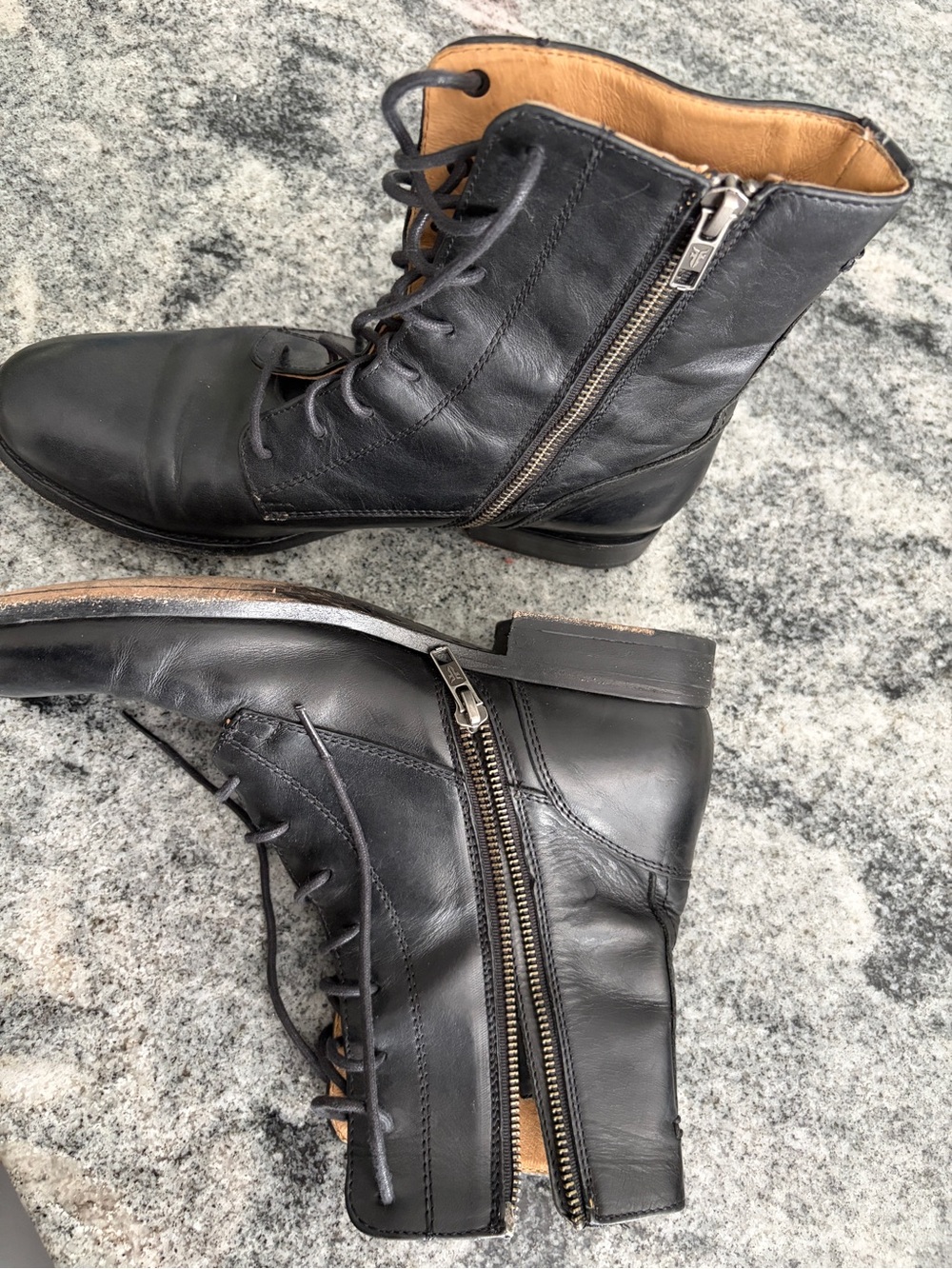Frye Boots - Zipper - size 9b.